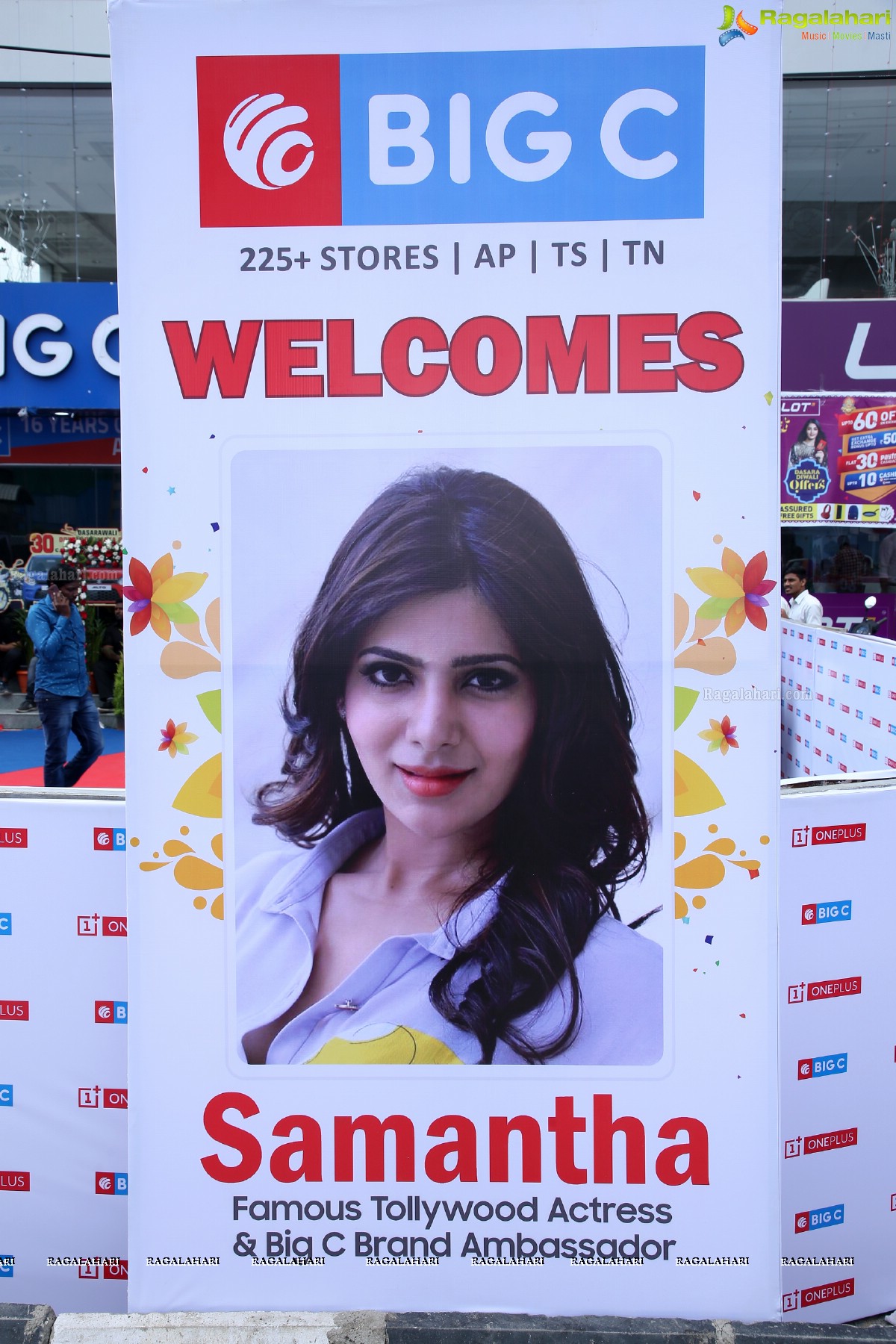 Samantha Launches Oneplus Mobiles At Big C