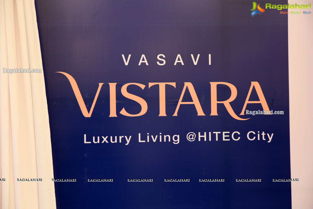 Vistara by Vasavi - Luxury Lifestyle Apartments at Hi-tech City, Hyderabad Logo Launch