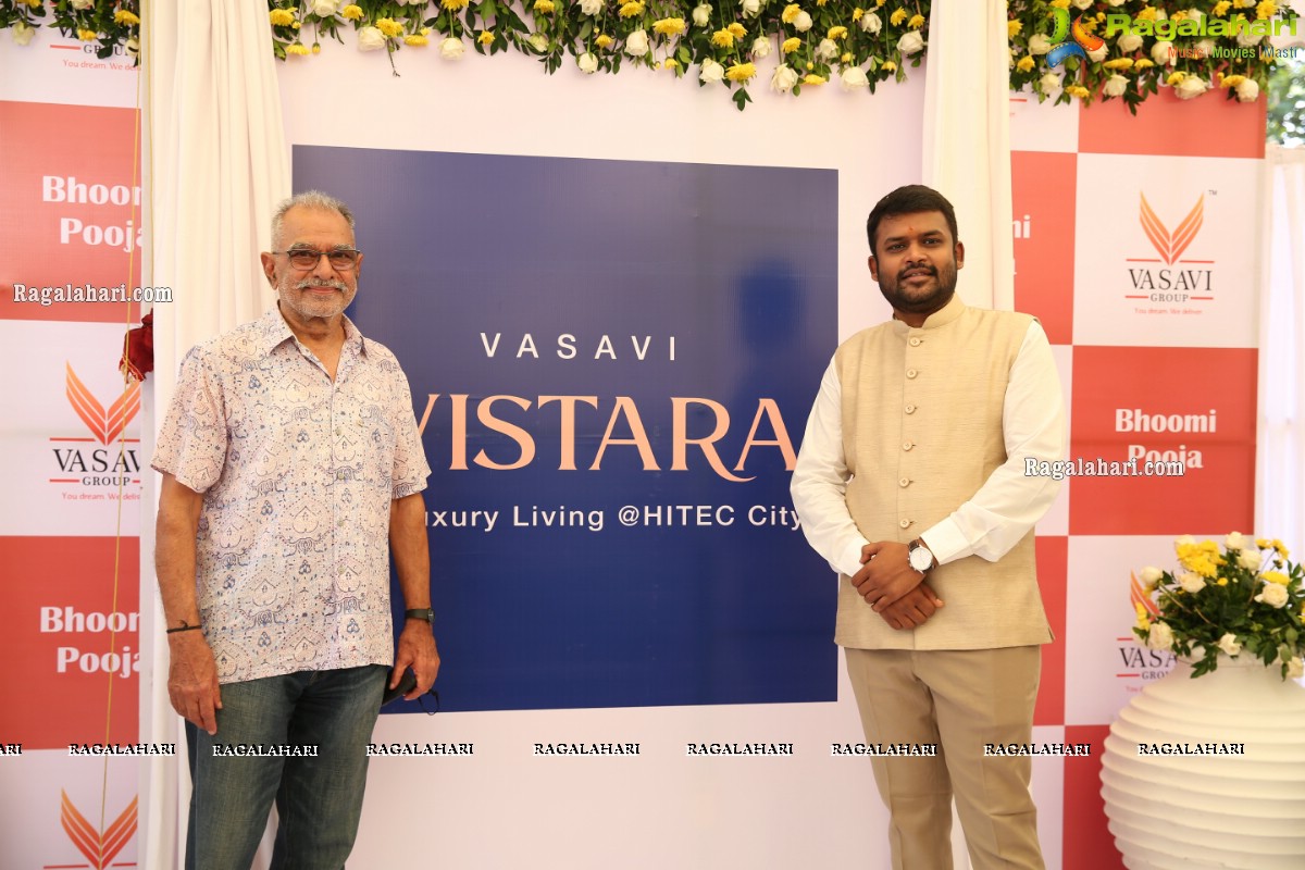 Vistara by Vasavi - Luxury Lifestyle Apartments at Hi-tech City, Hyderabad Logo Launch