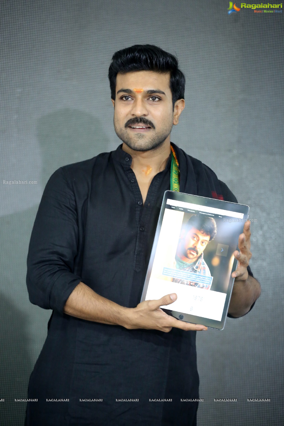 Ram Charan Inaugurates Official Website Of Chiranjeevi Charitable Trust