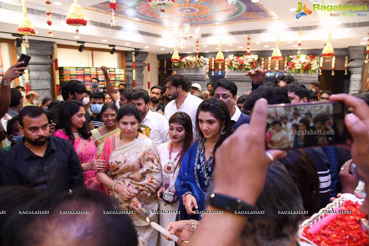 Krithi Shetty and Panja Vaishnav Tej at Gajuwaka KLM Shopping Mall Opening, Visakhapatnam