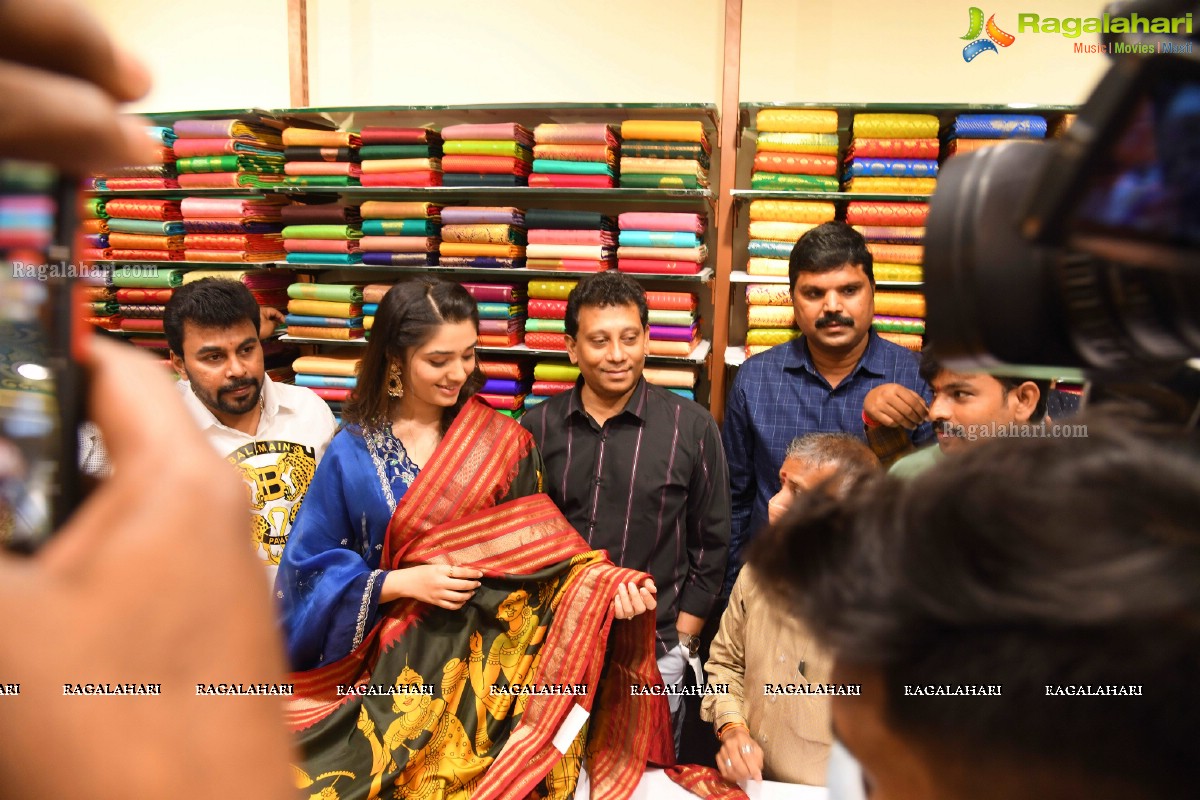 Krithi Shetty and Panja Vaishnav Tej at Gajuwaka KLM Shopping Mall Opening, Visakhapatnam