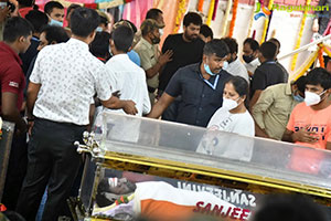 Tollywood Celebs Pay Their Last Respects to Puneeth Rajkumar