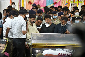 Tollywood Celebs Pay Their Last Respects to Puneeth Rajkumar