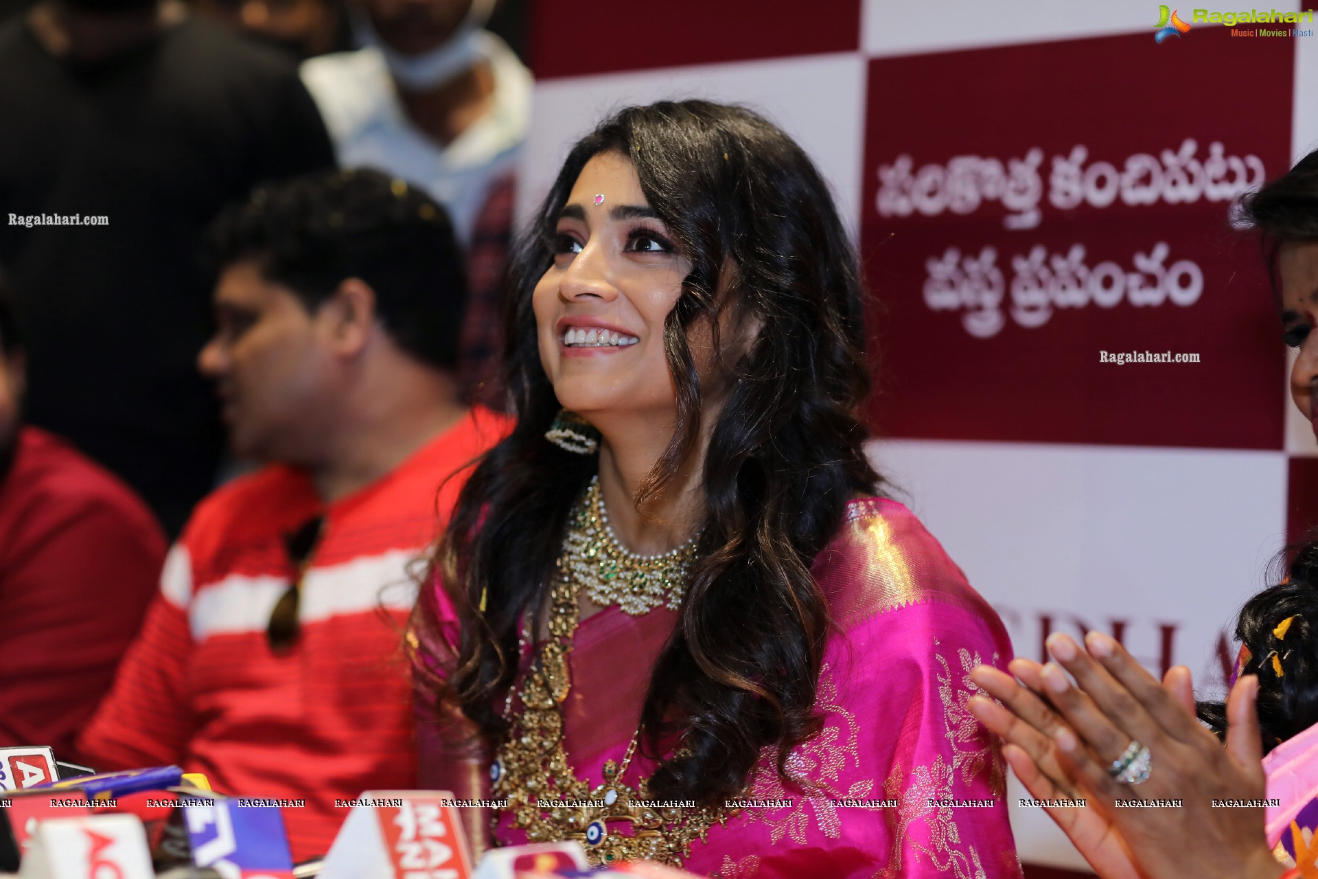 Shriya Saran, Faria Abdullah and Rashi Singh at Mugdha Store Opening at Vijayawada