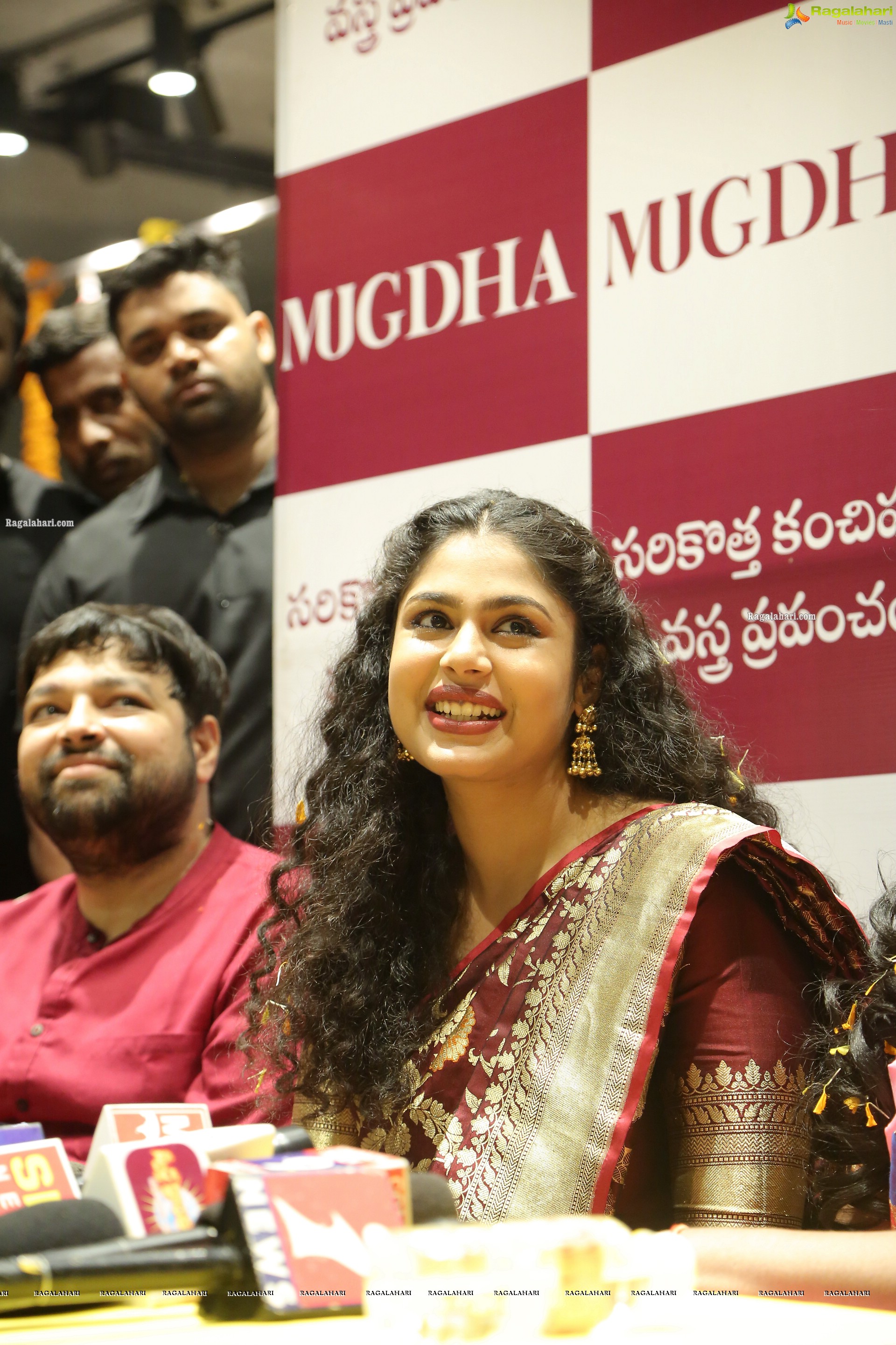 Shriya Saran, Faria Abdullah and Rashi Singh at Mugdha Store Opening at Vijayawada