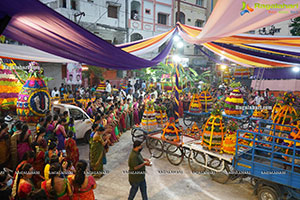 Saddula Bathukamma Festival Celebrations 2021 at Kukatpally