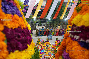 Saddula Bathukamma Festival Celebrations 2021 at Kukatpally