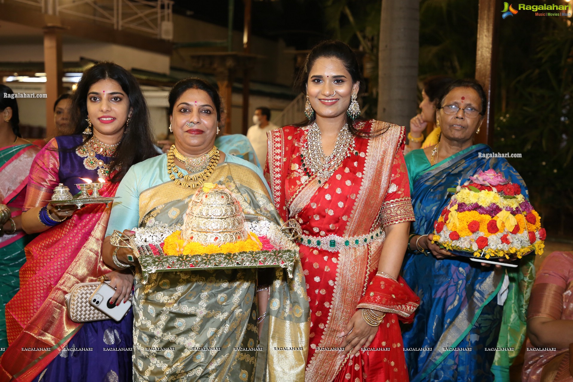 Shriya's Bathukamma Celebrations at Our Place, Hyderabad