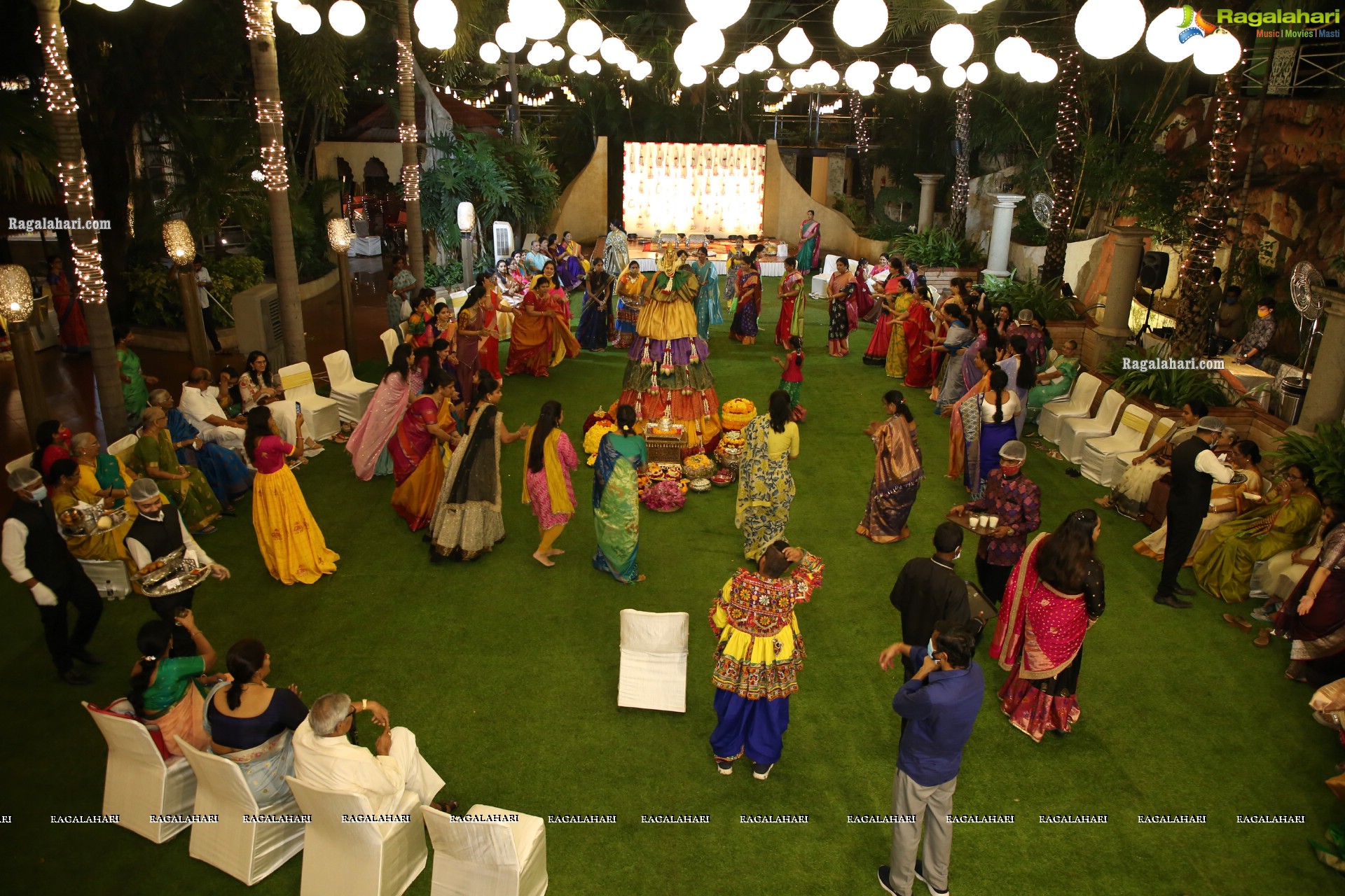 Shriya's Bathukamma Celebrations at Our Place, Hyderabad