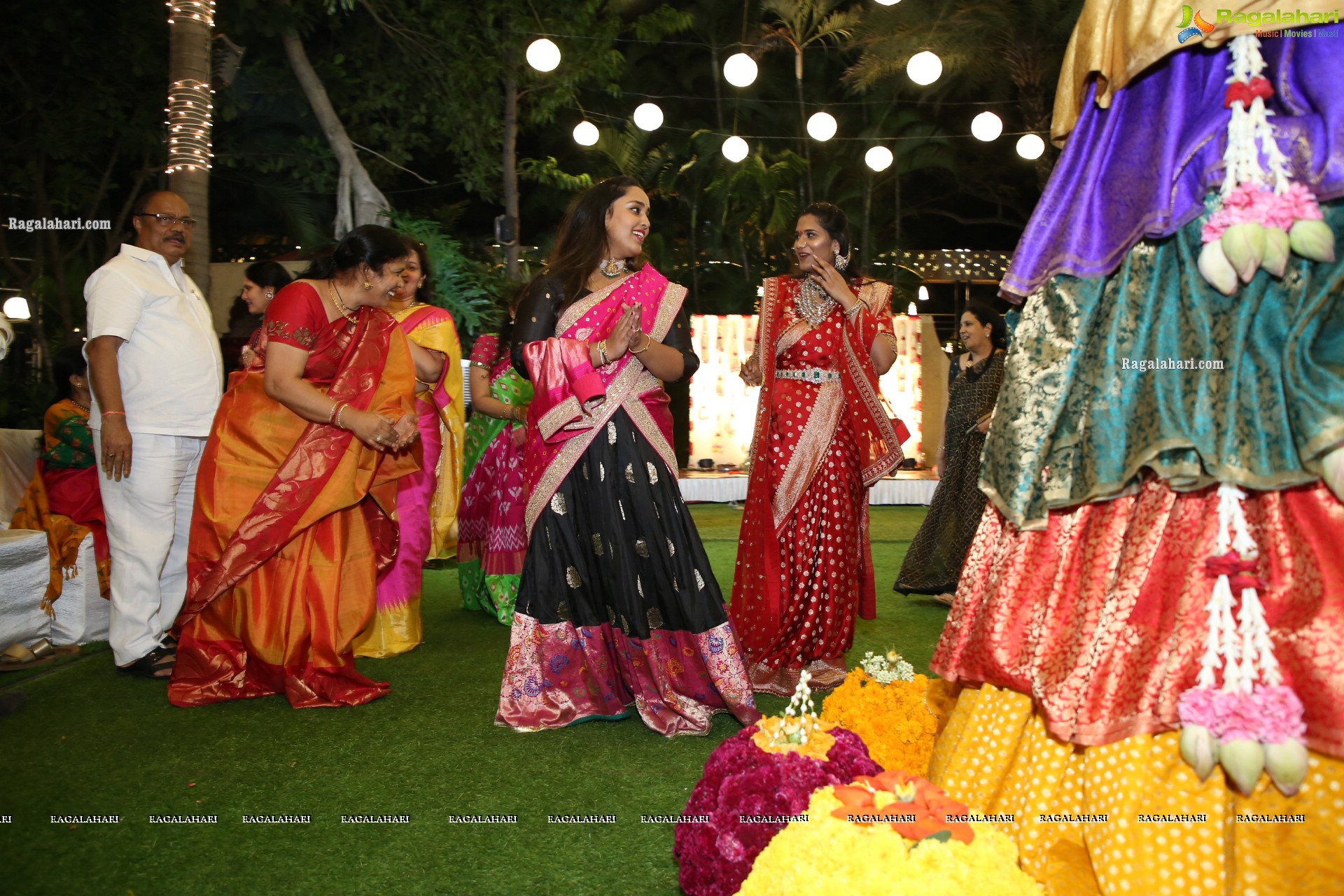 Shriya's Bathukamma Celebrations at Our Place, Hyderabad