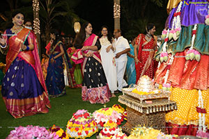 Shriya's Bathukamma Celebrations
