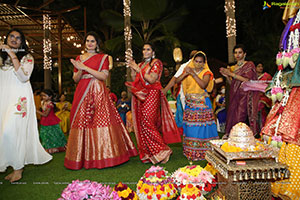 Shriya's Bathukamma Celebrations