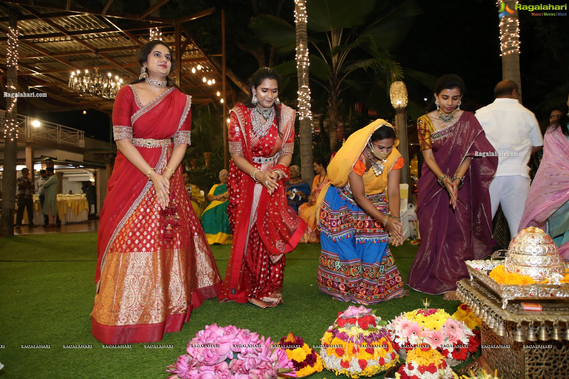 Shriya's Bathukamma Celebrations at Our Place, Hyderabad