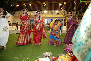 Shriya's Bathukamma Celebrations