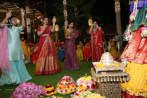 Shriya's Bathukamma Celebrations