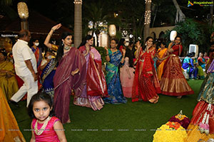 Shriya's Bathukamma Celebrations