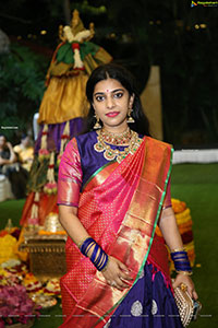 Shriya's Bathukamma Celebrations