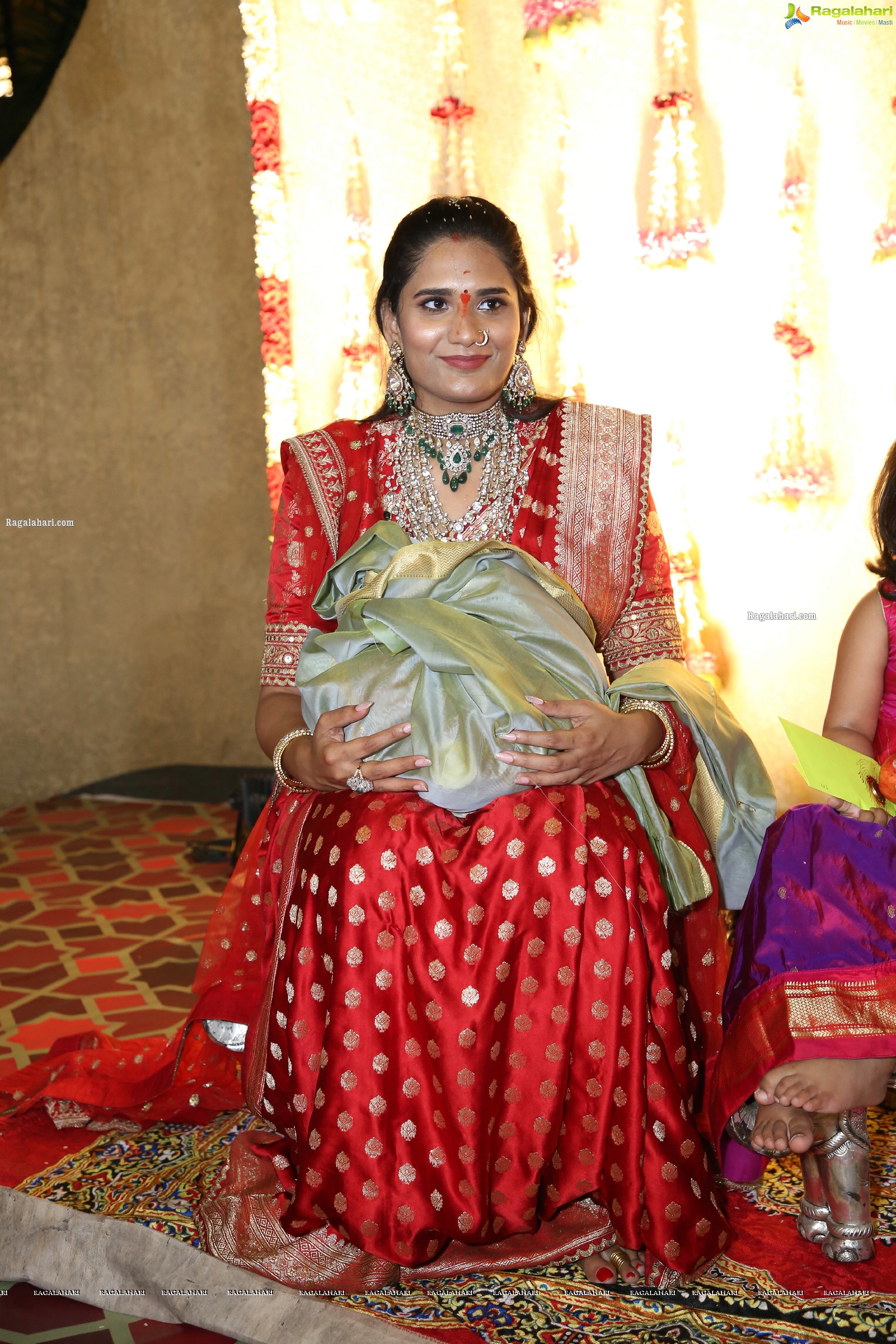 Shriya's Bathukamma Celebrations at Our Place, Hyderabad