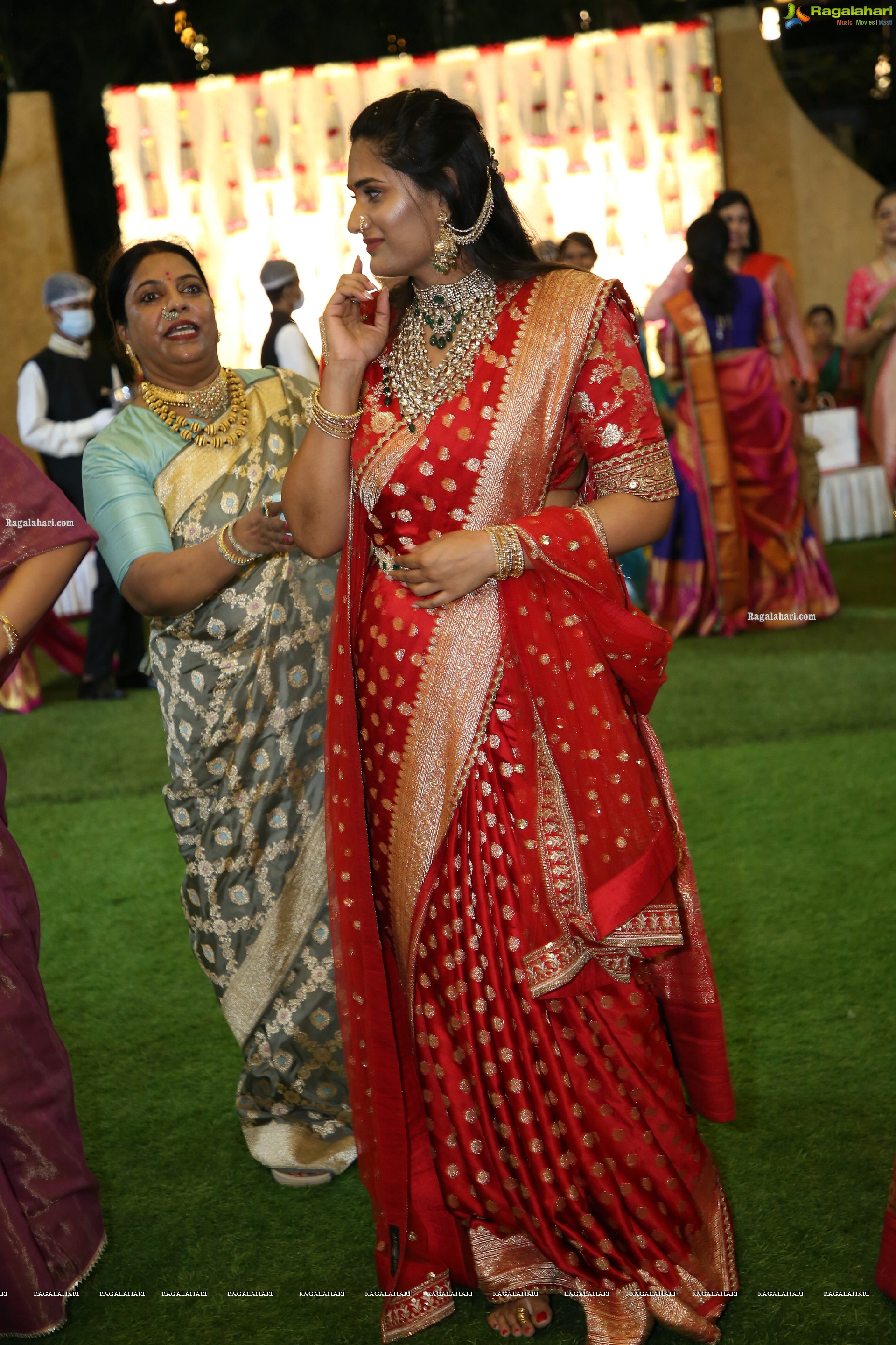 Shriya's Bathukamma Celebrations at Our Place, Hyderabad