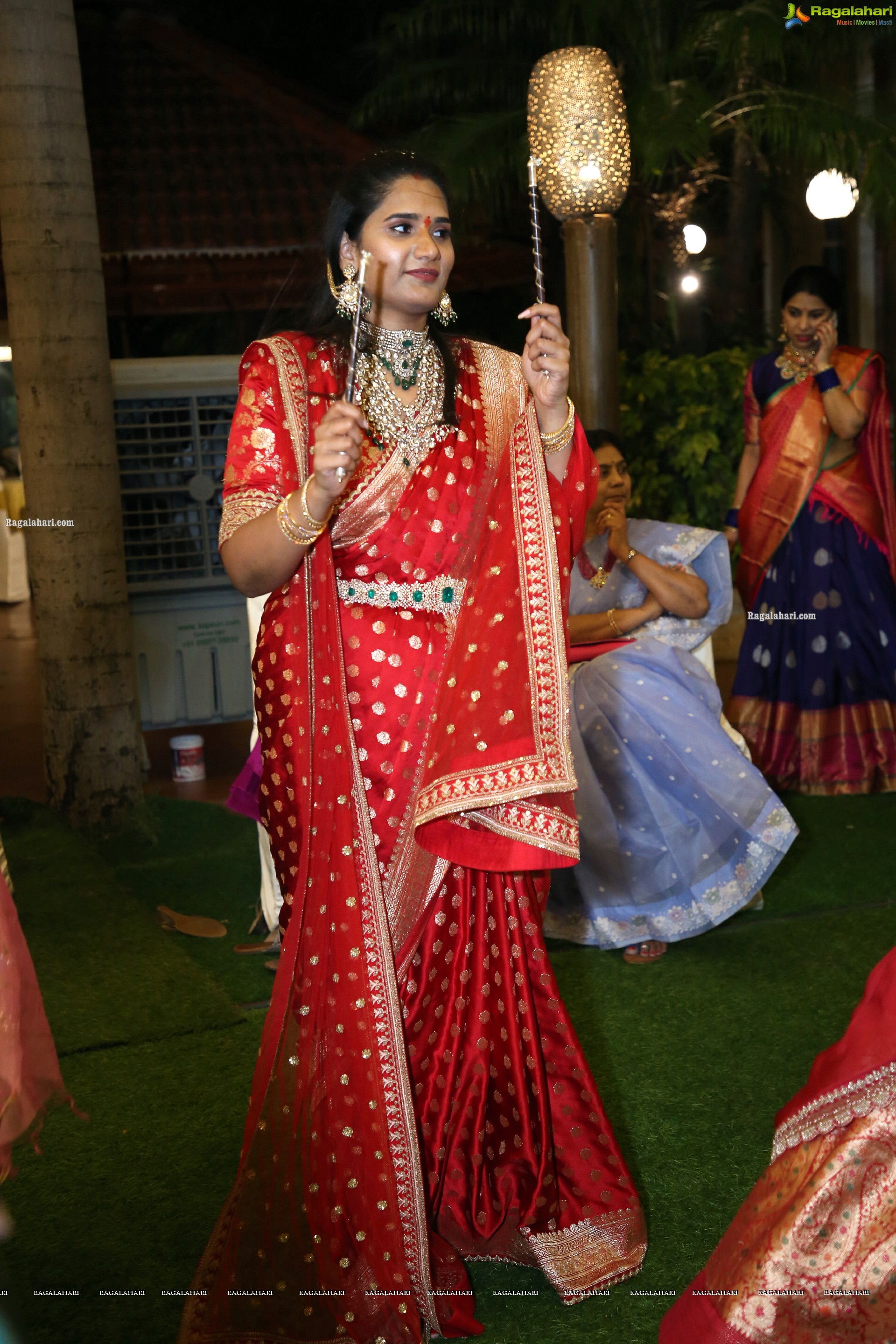 Shriya's Bathukamma Celebrations at Our Place, Hyderabad