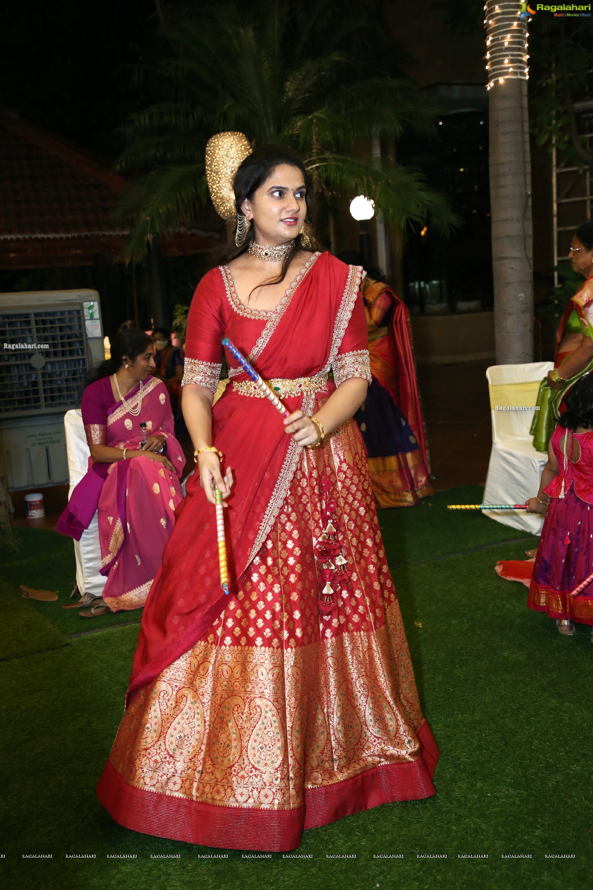 Shriya's Bathukamma Celebrations at Our Place, Hyderabad