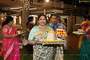 Shriya's Bathukamma Celebrations