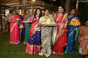 Shriya's Bathukamma Celebrations