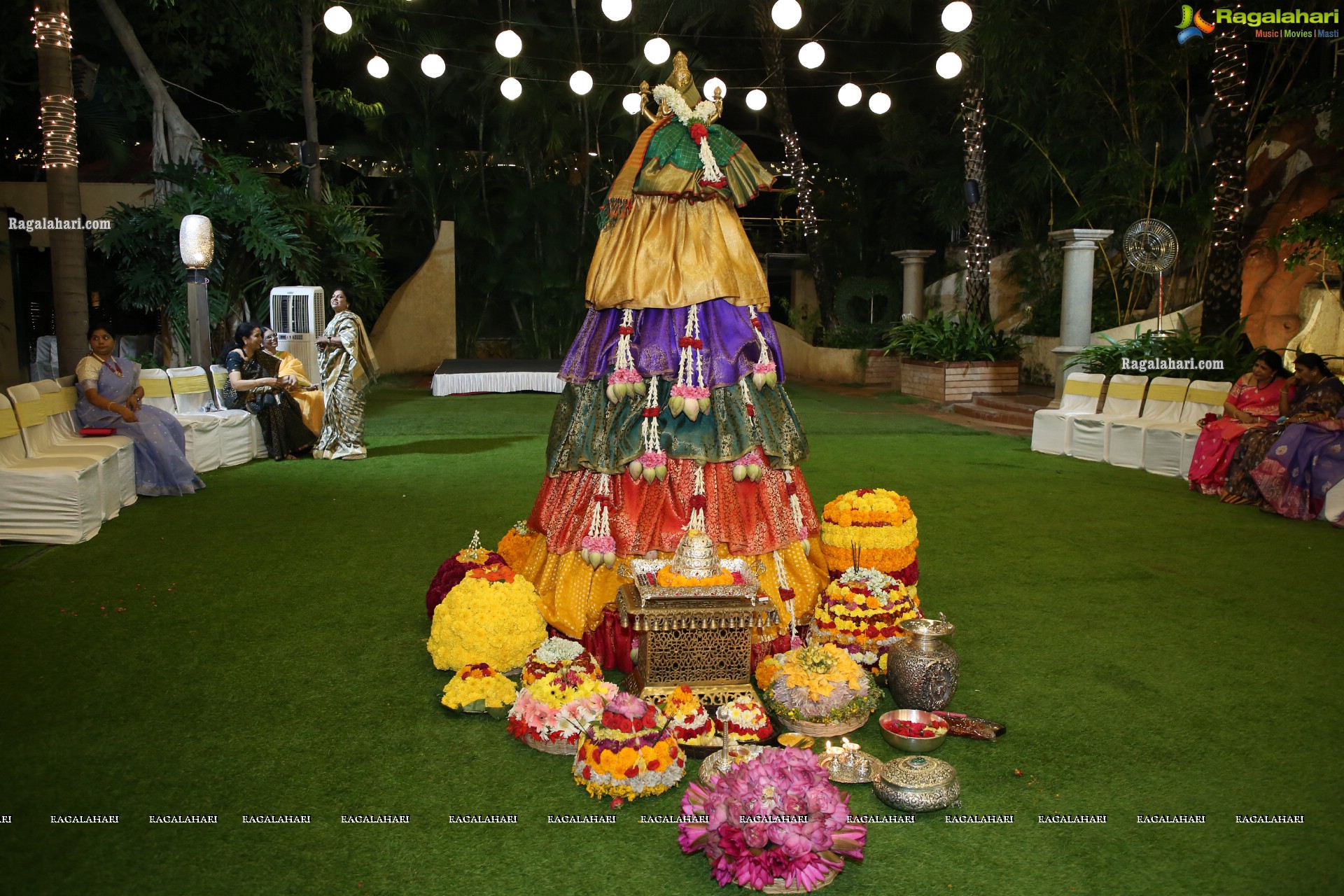 Shriya's Bathukamma Celebrations at Our Place, Hyderabad