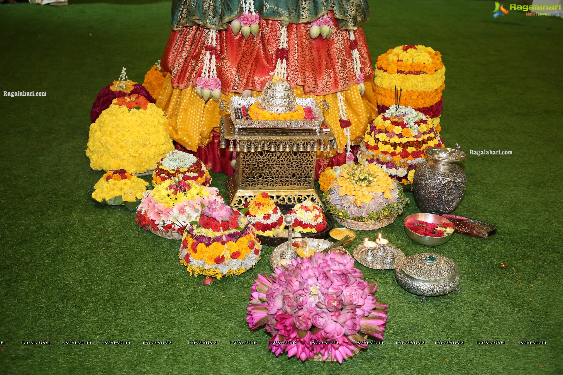 Shriya's Bathukamma Celebrations at Our Place, Hyderabad