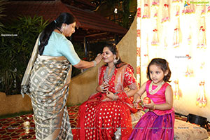 Shriya's Bathukamma Celebrations