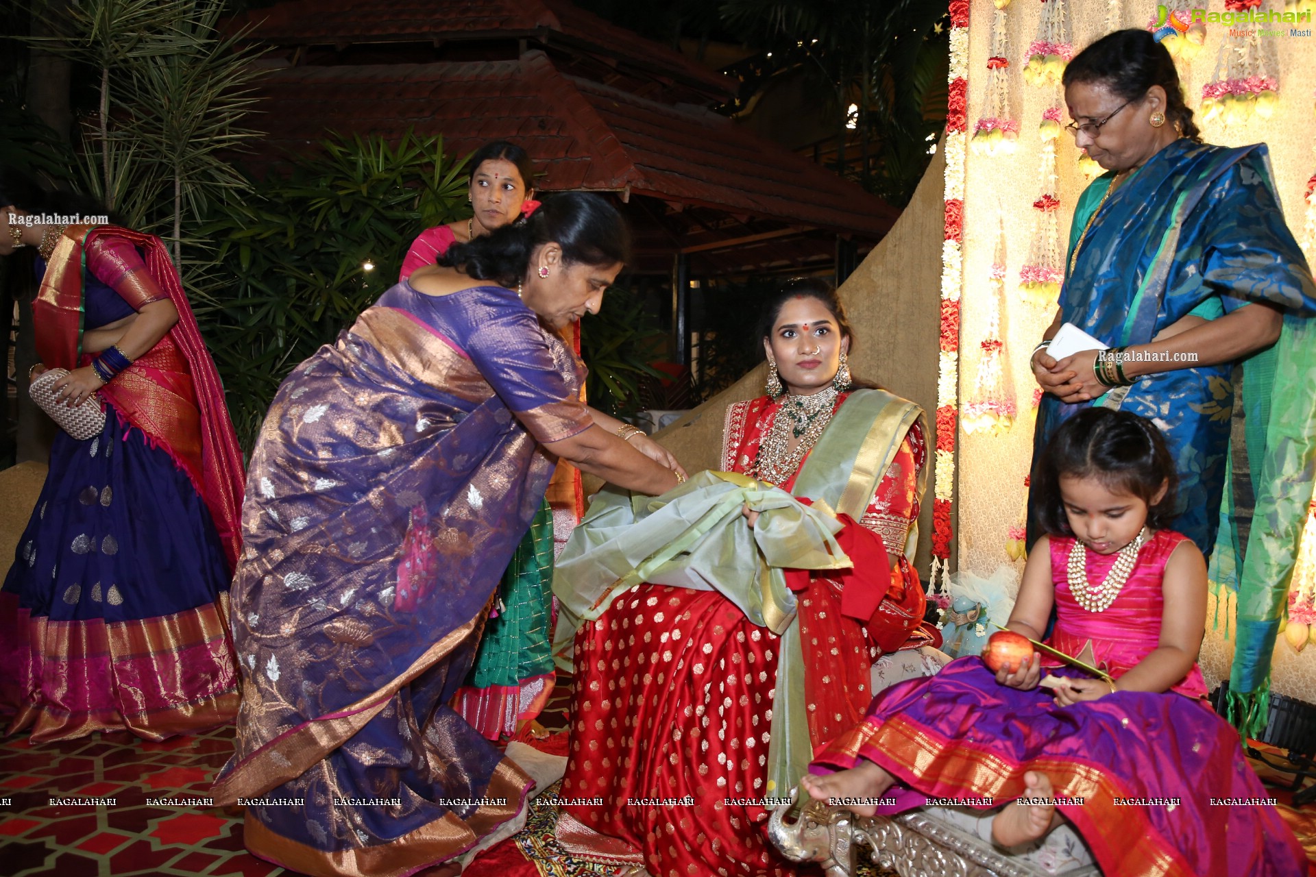 Shriya's Bathukamma Celebrations at Our Place, Hyderabad