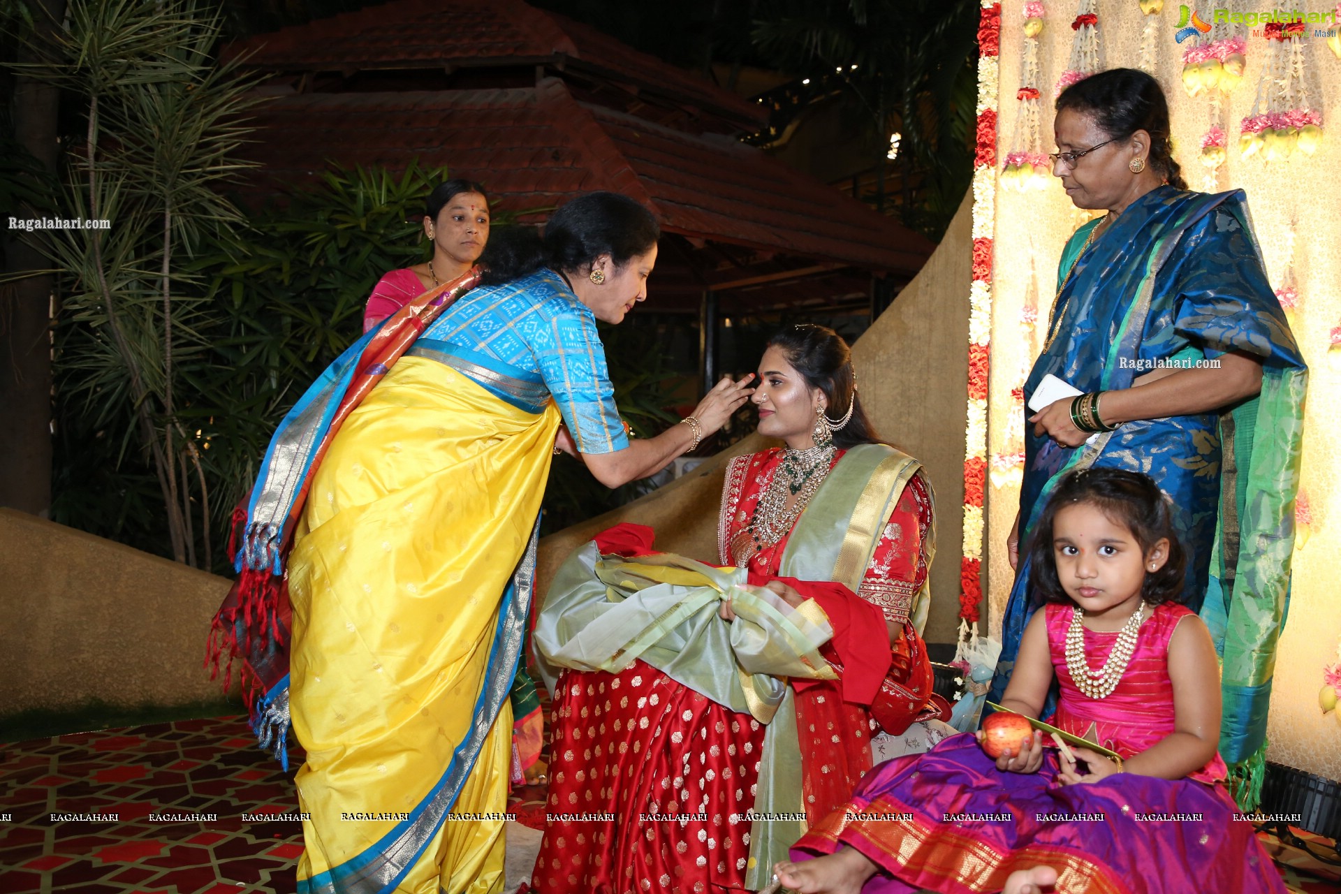 Shriya's Bathukamma Celebrations at Our Place, Hyderabad