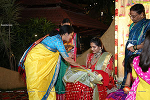 Shriya's Bathukamma Celebrations