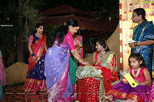 Shriya's Bathukamma Celebrations