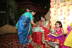 Shriya's Bathukamma Celebrations