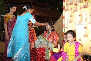 Shriya's Bathukamma Celebrations