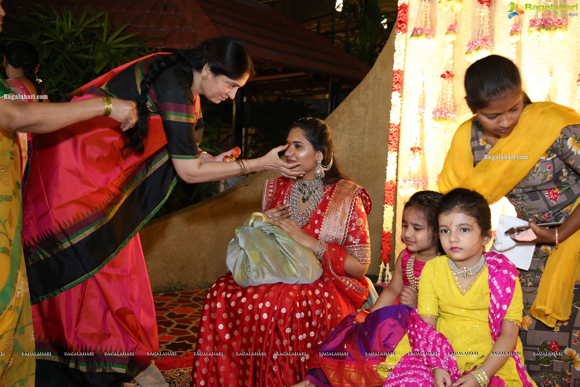 Shriya's Bathukamma Celebrations at Our Place, Hyderabad