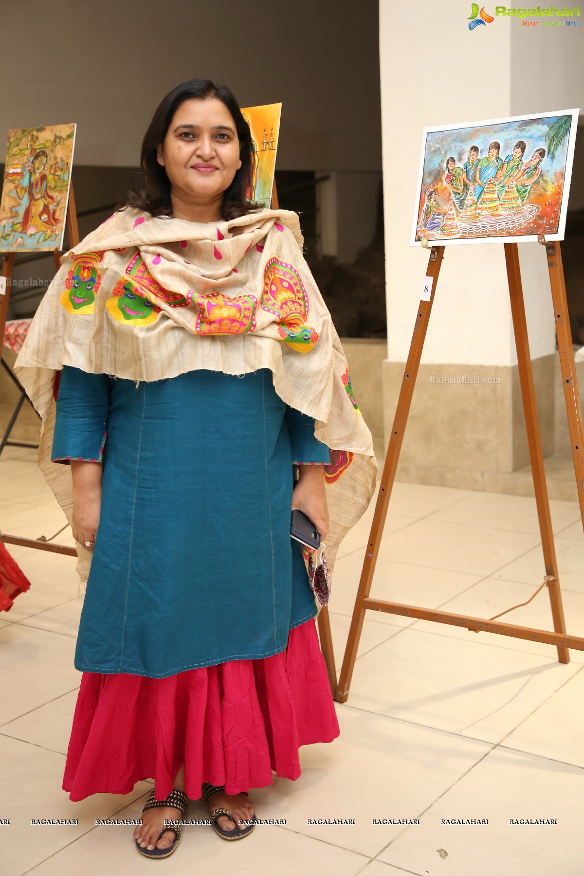 State Gallery of Art Bathukamma Painting Exhibition & Celebrations