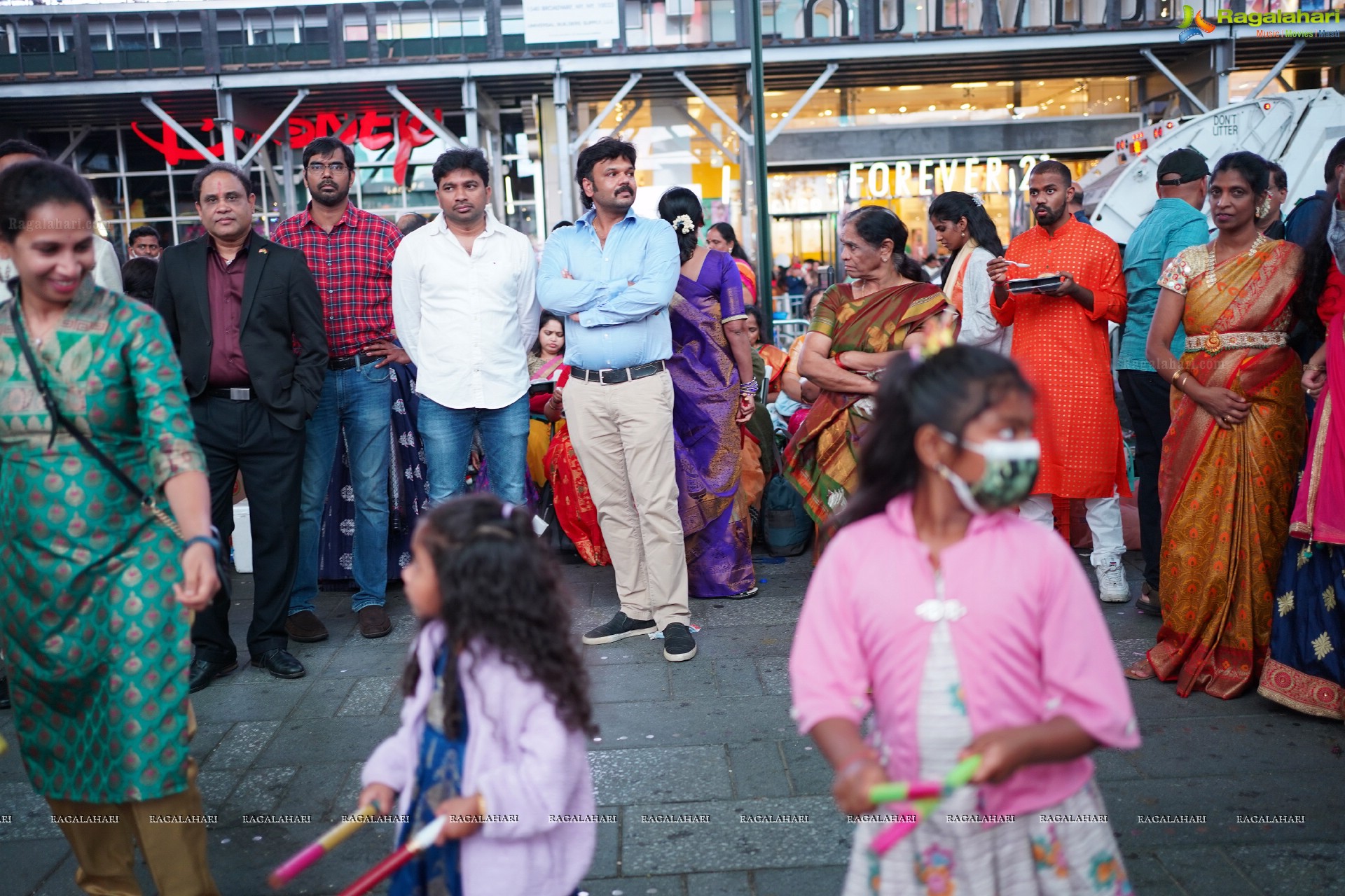 TANA Bathukamma Celebrations at New York Times Square