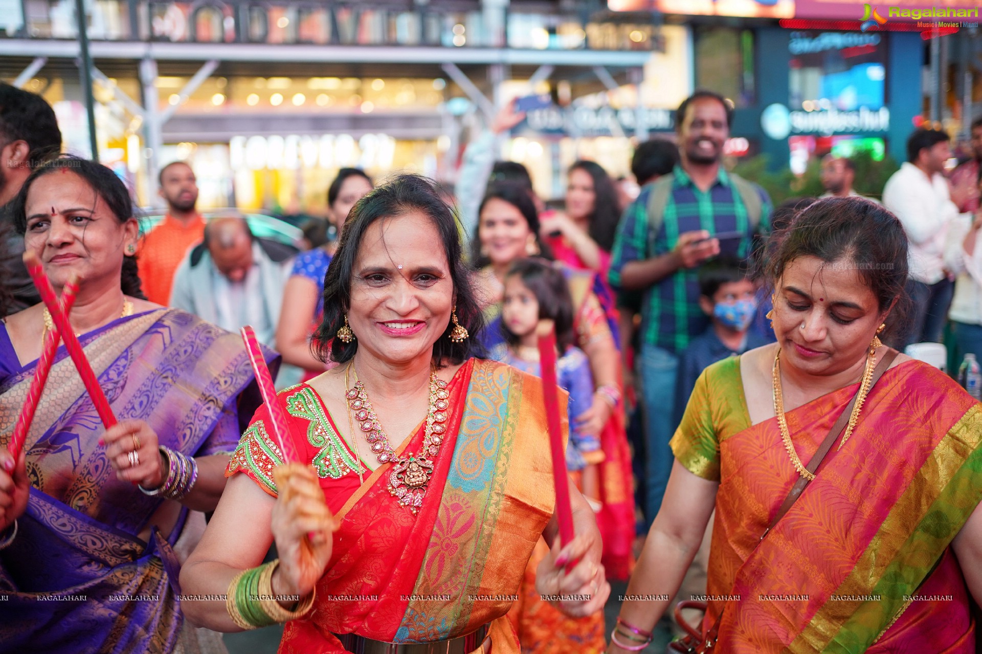 TANA Bathukamma Celebrations at New York Times Square