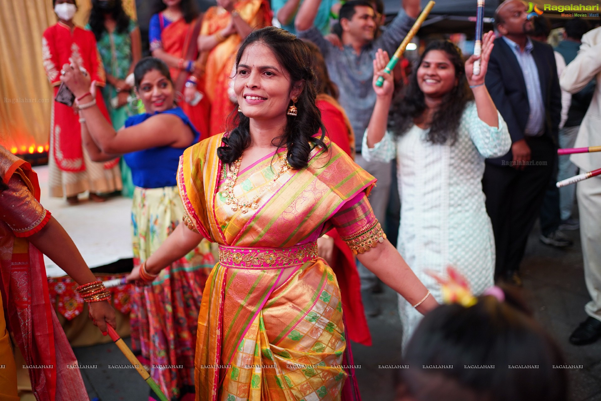 TANA Bathukamma Celebrations at New York Times Square