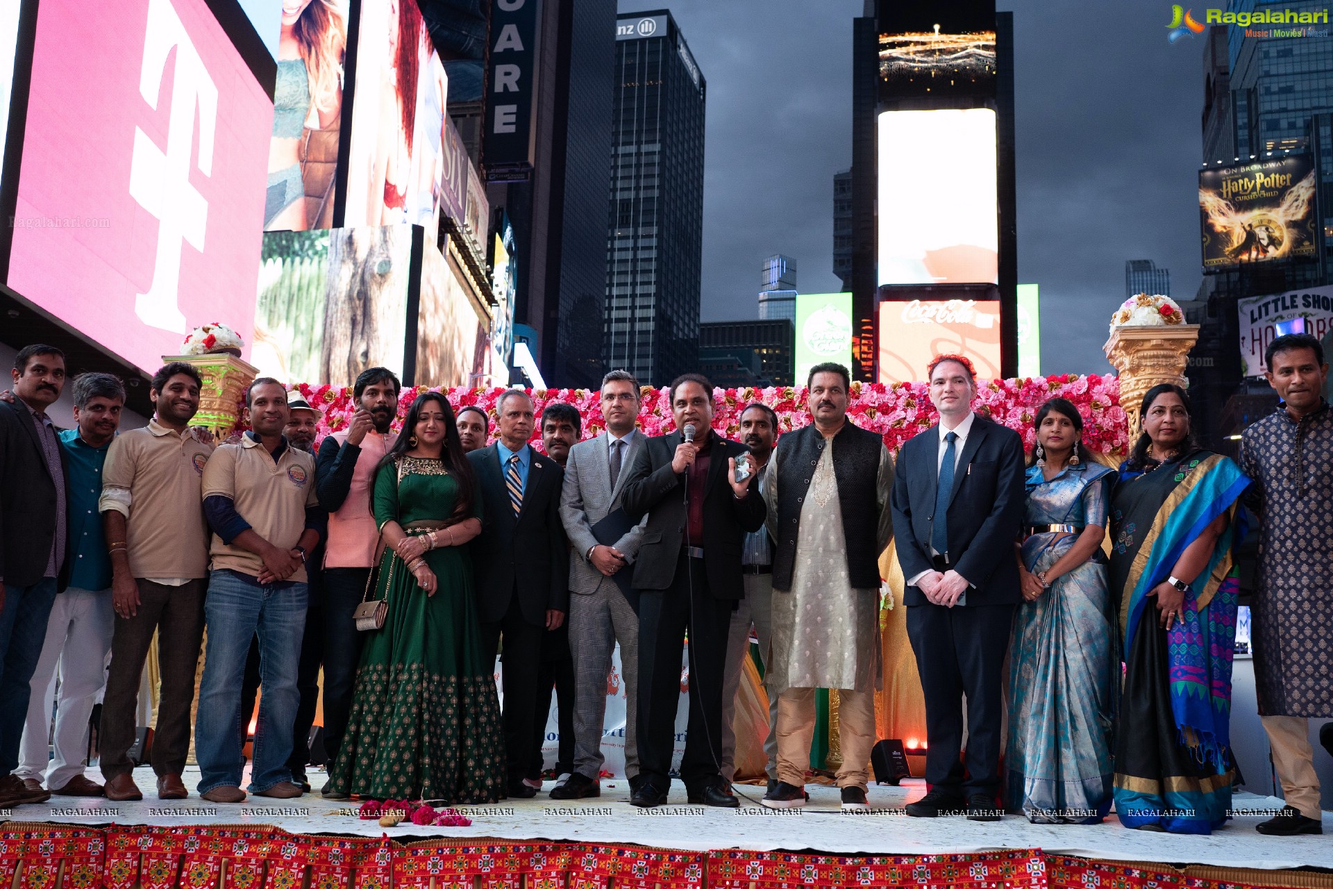 TANA Bathukamma Celebrations at New York Times Square