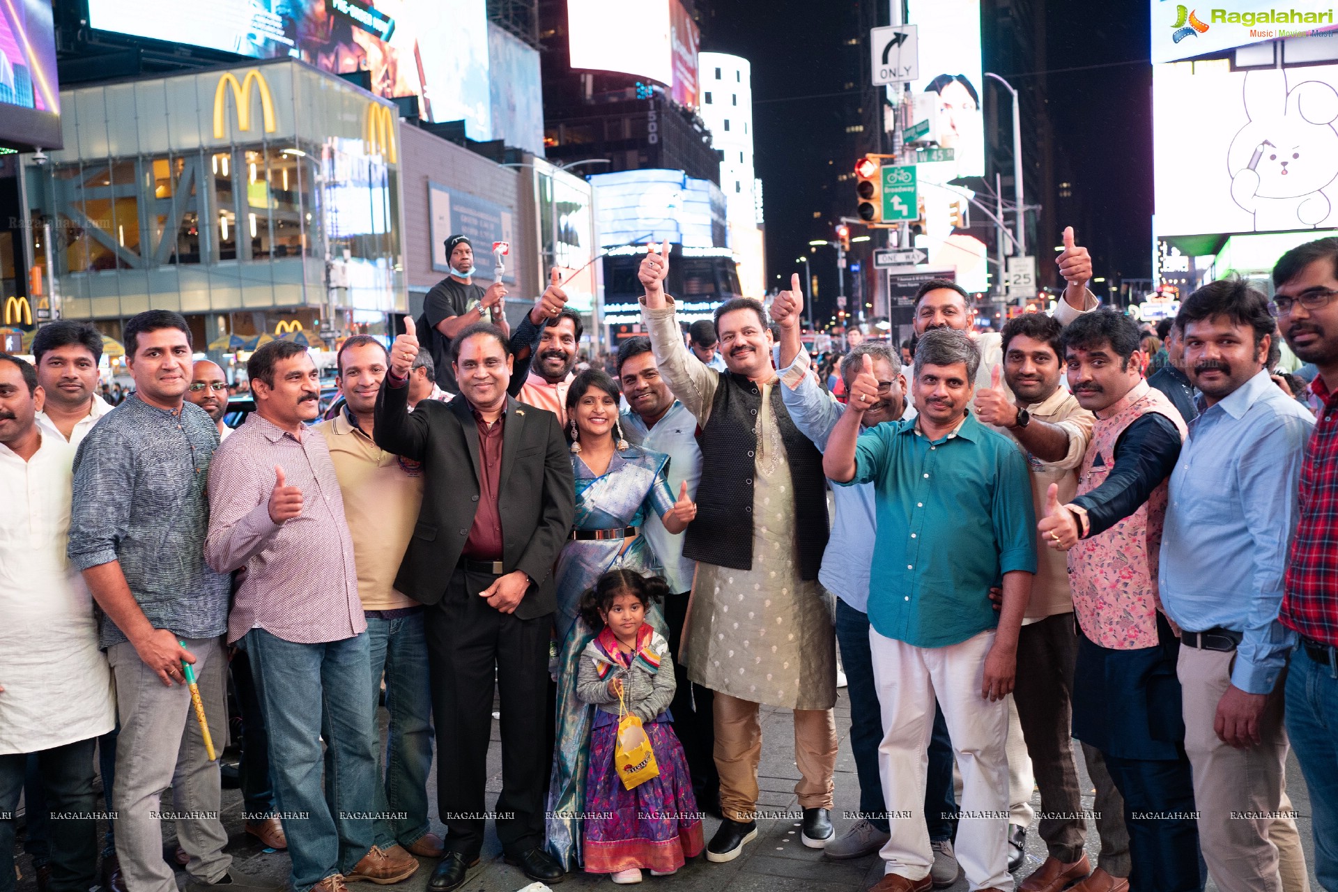 TANA Bathukamma Celebrations at New York Times Square