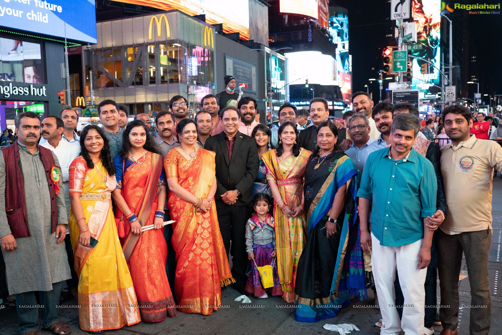 TANA Bathukamma Celebrations at New York Times Square