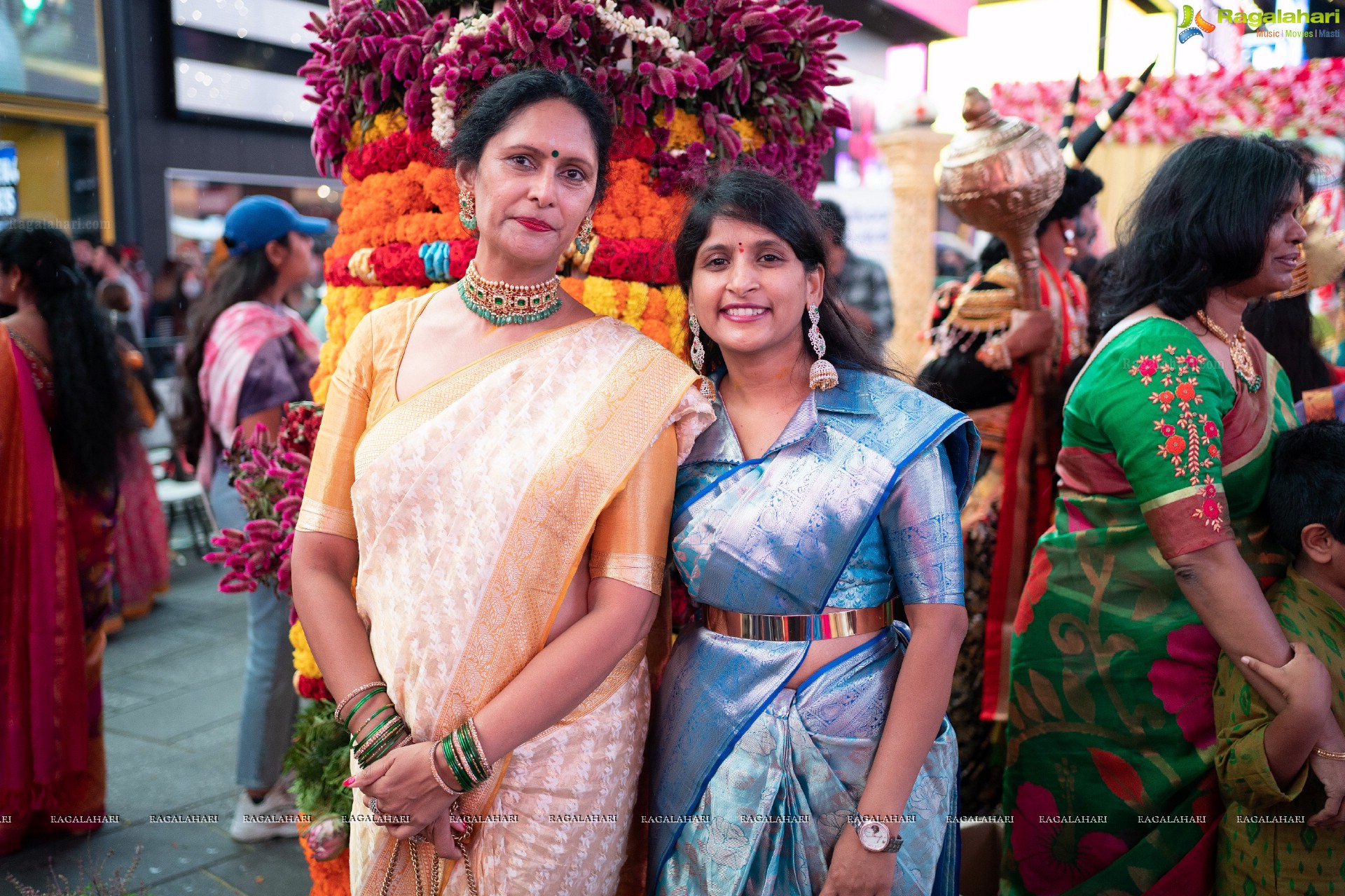 TANA Bathukamma Celebrations at New York Times Square