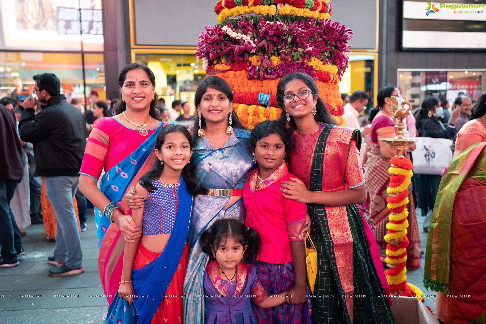 TANA Bathukamma Celebrations at New York Times Square