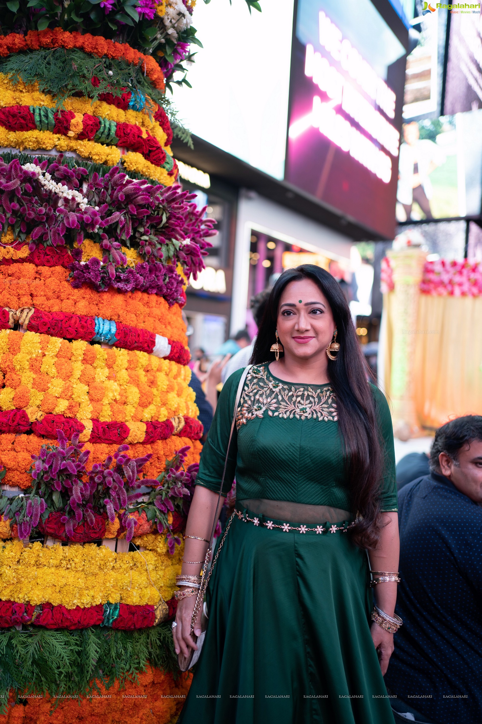 TANA Bathukamma Celebrations at New York Times Square