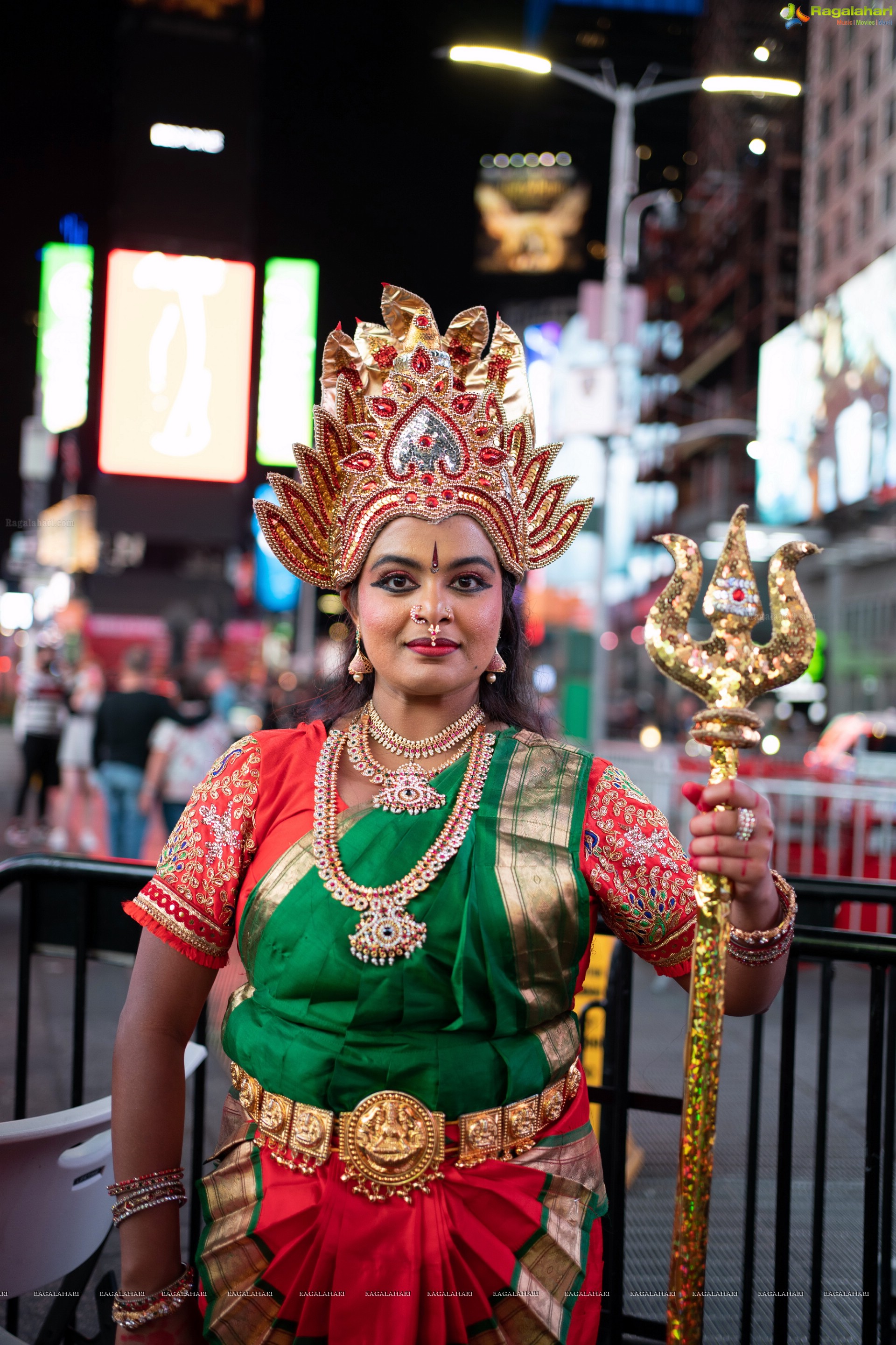 TANA Bathukamma Celebrations at New York Times Square