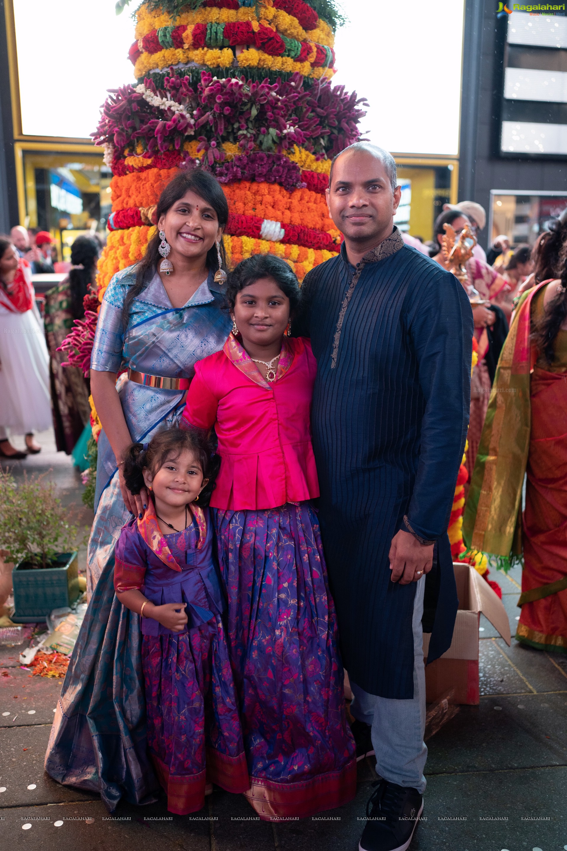 TANA Bathukamma Celebrations at New York Times Square